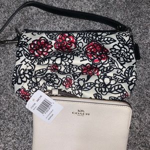 Coach Purse & Wristlet bundle